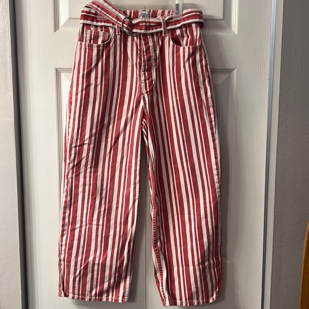 BDG by Urban Outfitters red & white stripe pants